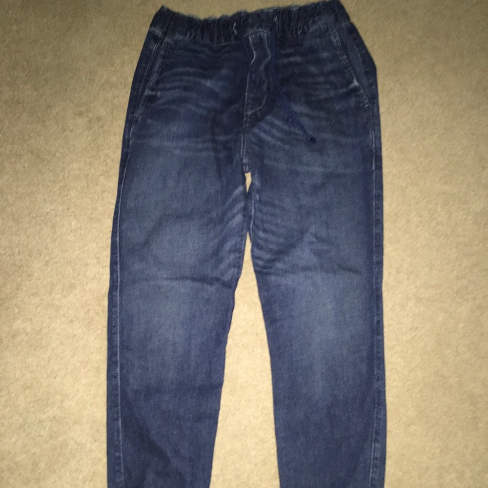 Hollister denim joggers
